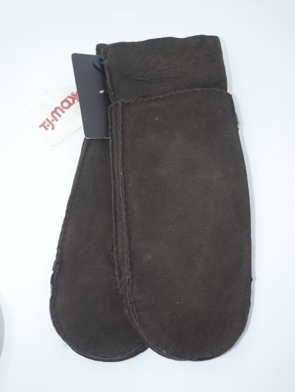 Genuine Shearling Sheepskin Leather Mittens Size M - L Altare New